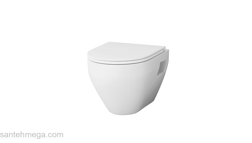 Унитаз подвесной, без сиденья AM.PM Spirit 2.0 C701738WH. Фото