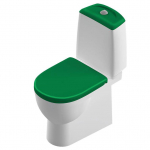 Унитаз SANITA LUXE Best Color Green BSTSLCC09130522 с сиденьем Soft-Close Унитаз SANITA LUXE Best Color Green BSTSLCC09130522 с сиденьем Soft-Close. Фото