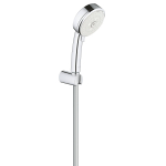 GROHE 27588002 Tempesta Cosmopolitan Cosmopolitan 100 Душевой набор III (круглый ручной душ, настенный держатель, шланг 1500 мм), 9,5 л/мин, хром GROHE 27588002 Tempesta Cosmopolitan Cosmopolitan 100 Душевой набор III (круглый ручной душ, настенный держатель, шланг 1500 мм), 9,5 л/мин, хром. Фото