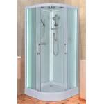 Душевая кабина ESBANO полукруглая с крышей и LED освещением ESBANO ES-L90CR Душевая кабина ESBANO полукруглая с крышей и LED освещением ESBANO ES-L90CR. Фото
