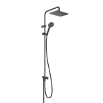 Душевая система Showerpipe 230 1jet Hansgrohe Vernis Shape Reno 26282670 черный Душевая система Showerpipe 230 1jet Hansgrohe Vernis Shape Reno 26282670 черный. Фото