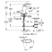Eurostyle 2015 Solid Смеситель для раковины со сливным гарнитуром, S-Size, с GROHE 23709003 SilkMove® ES с энергосберегающей функцией (подача холодной воды при центральном положении рычага). Фото