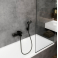 Смеситель для ванны однорычажный Hansgrohe Vernis Blend ВМ 71440670 черный. Фото